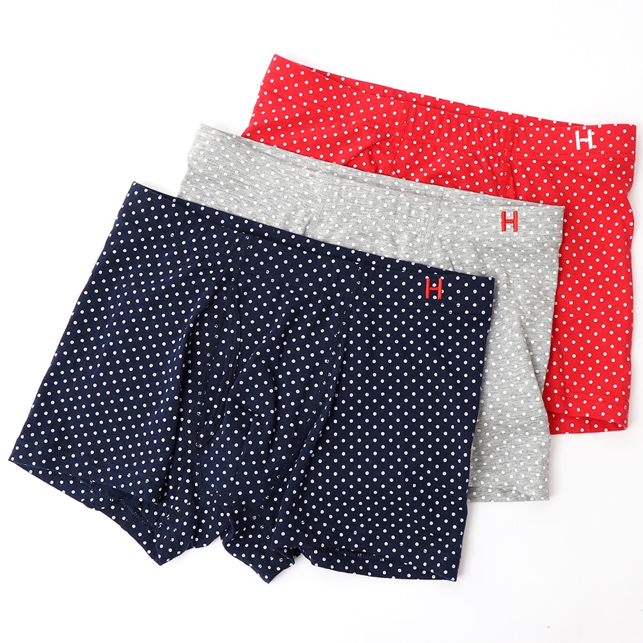 モダール混 Dot柄ボクサー 19SS【春夏新作】Hanes H ヘインズ(HM6-P152)