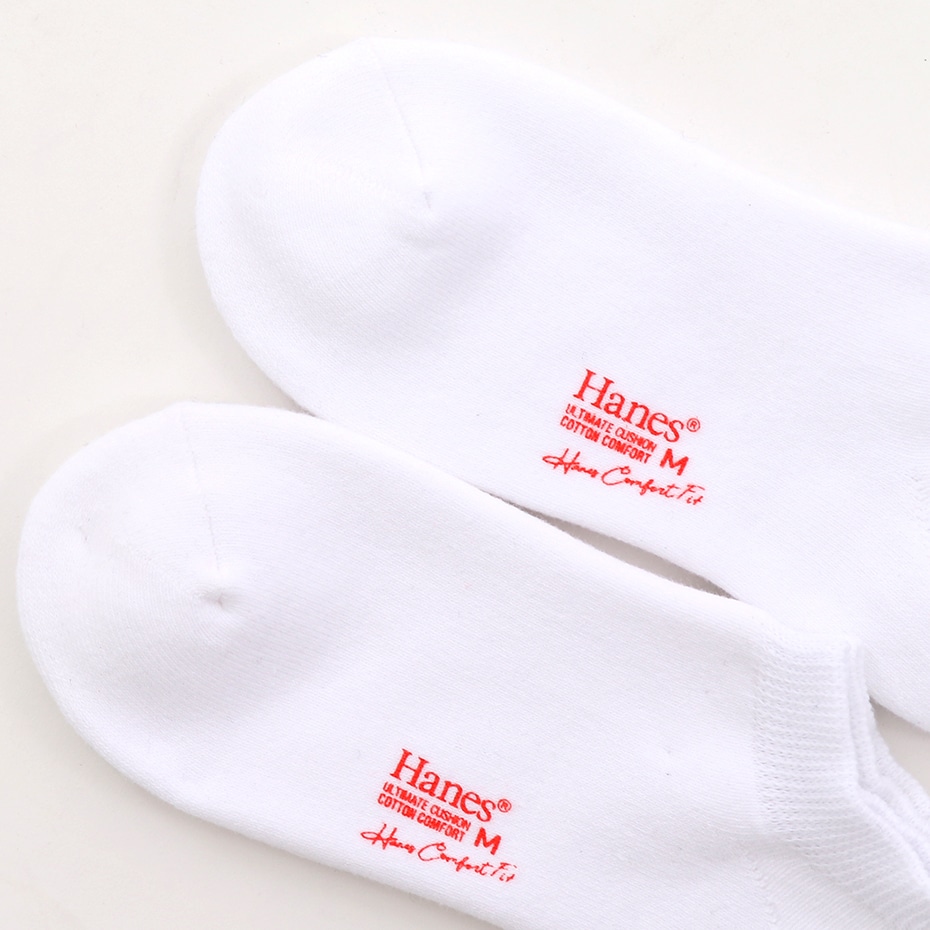2足組 スニーカーインソックス COMFORT FIT【フルパイル】 ヘインズ(HMSBP402)
