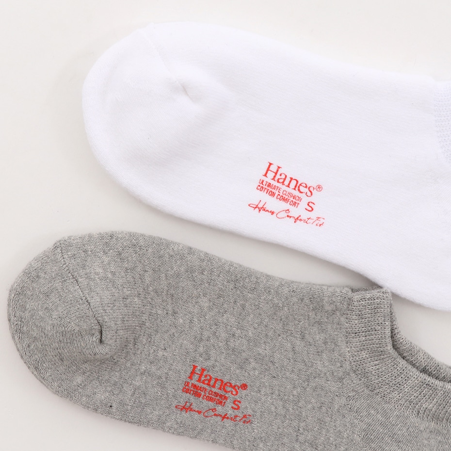 2足組 スニーカーインソックス COMFORT FIT【フルパイル】 ヘインズ(HMSBP402)