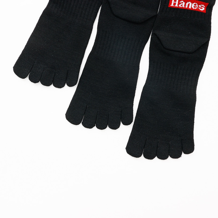3足組 ショートレングスソックス【ノンパイル】25SS ヘインズ(HMSCB301)