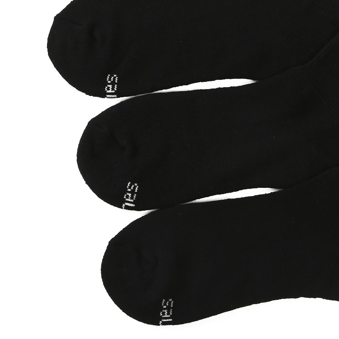 3足組 クォーターレングスソックス BAGGED【フルパイル】 17FW ヘインズ(HMSCJ203)