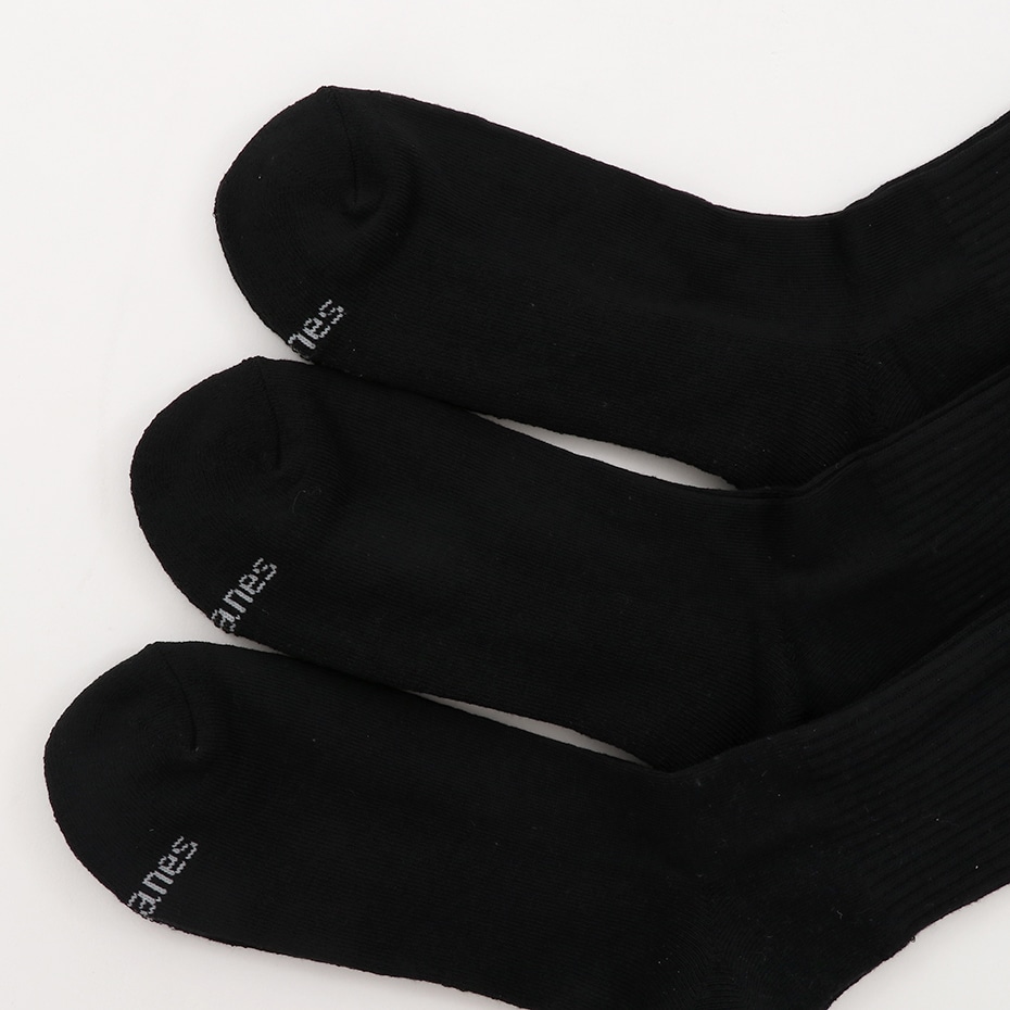 3足組 フルレングスソックス アシソコロゴ【ハーフパイル】19FW ヘインズ(HMSCN001S)