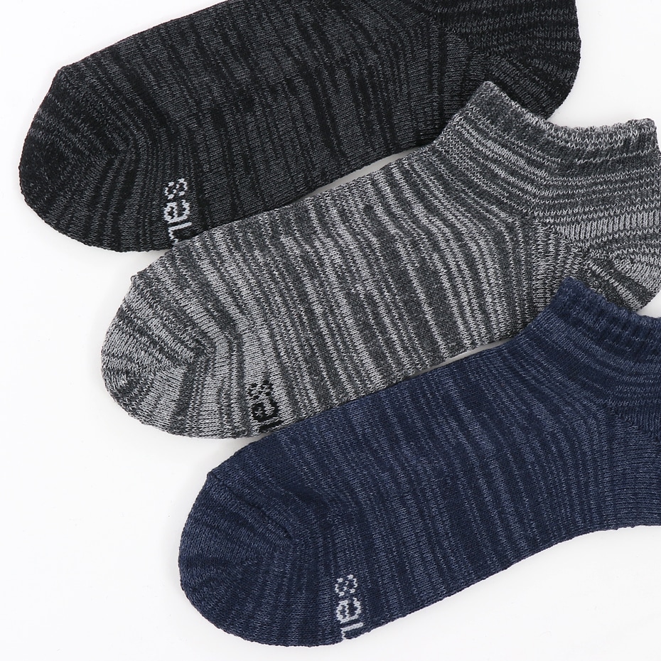 3足組スニーカーインソックス【ハーフパイル】 18FW ヘインズ(HMSCN401)