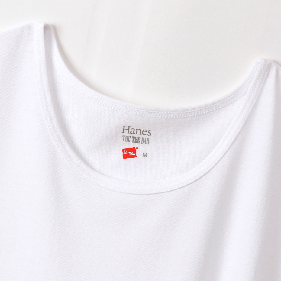 ウィメンズ スリーブレスTシャツ Hanes THE TEE BAR ヘインズ(HW3-R203)