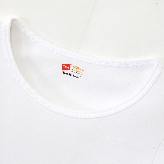 ウィメンズ クルーネックロングスリーブTシャツ 18FW スエードニット ヘインズ(HW4-L501)