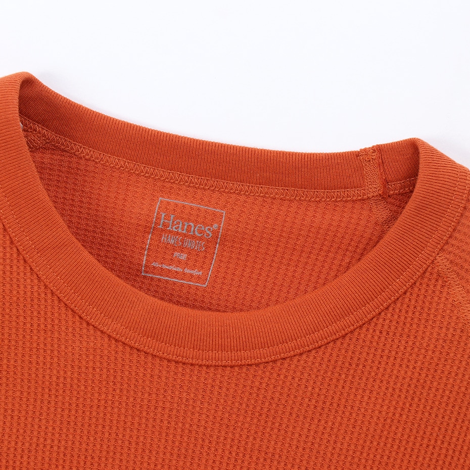 ウィメンズ サーマルクルーネックTシャツ 19FW Hanes Undies ヘインズ(HW4-Q501)