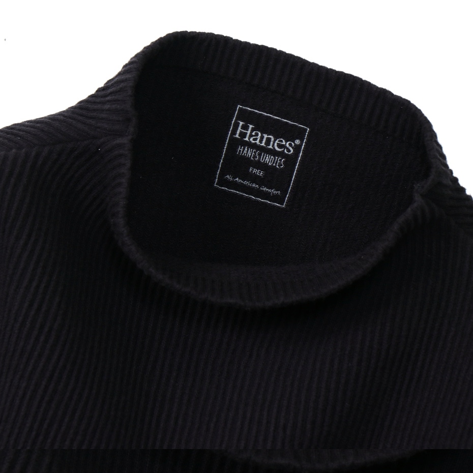 ウィメンズ リブハイネック 20FW Hanes UNDIES ヘインズ(HW4-S502)