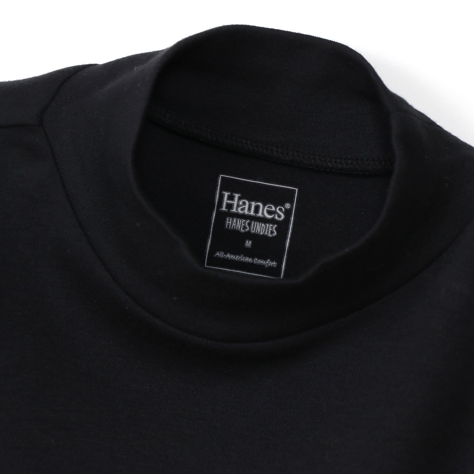 ウィメンズ Warm-T モックネック 20FW Hanes UNDIES Plus+ ヘインズ(HW4-S505)