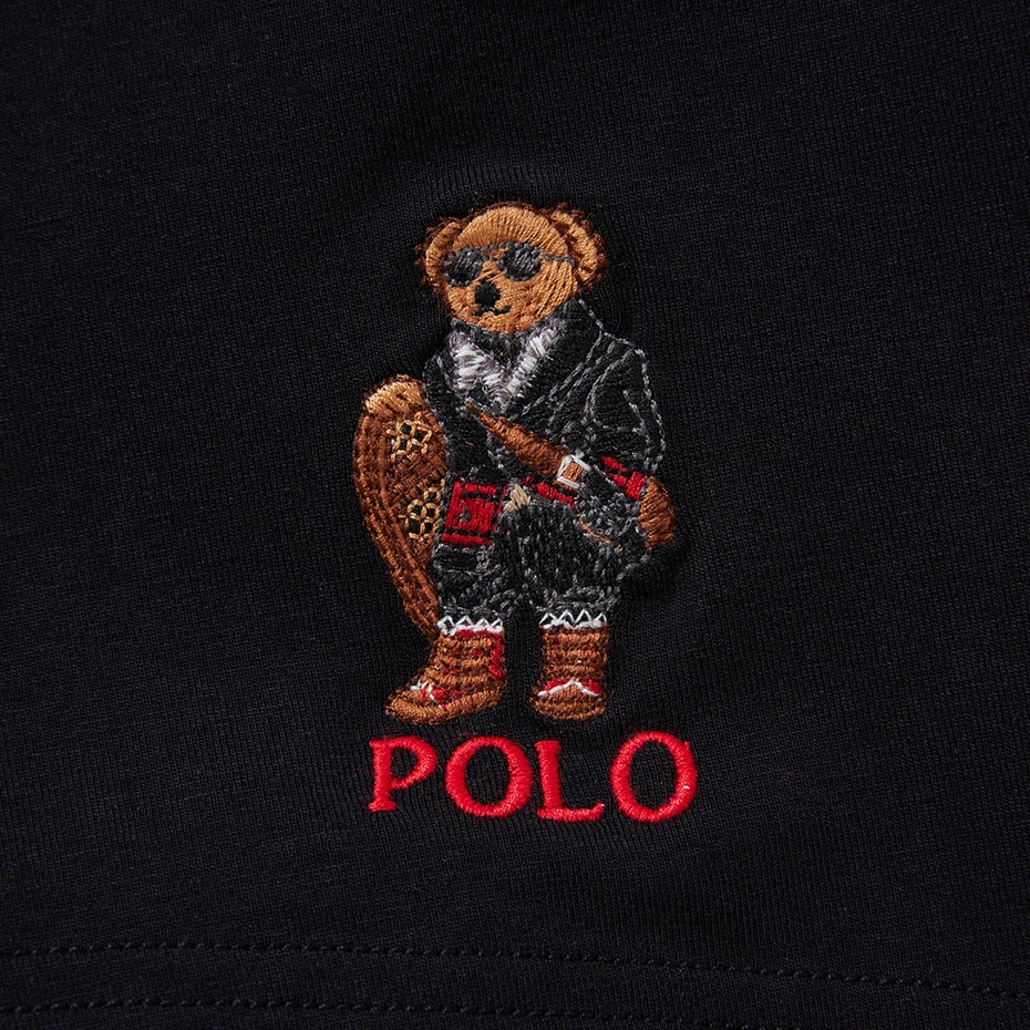 ショートボクサーブリーフ ホリデーベア刺繍 25FH ポロ ラルフ ローレン【前閉じ】(RM3-C103S)