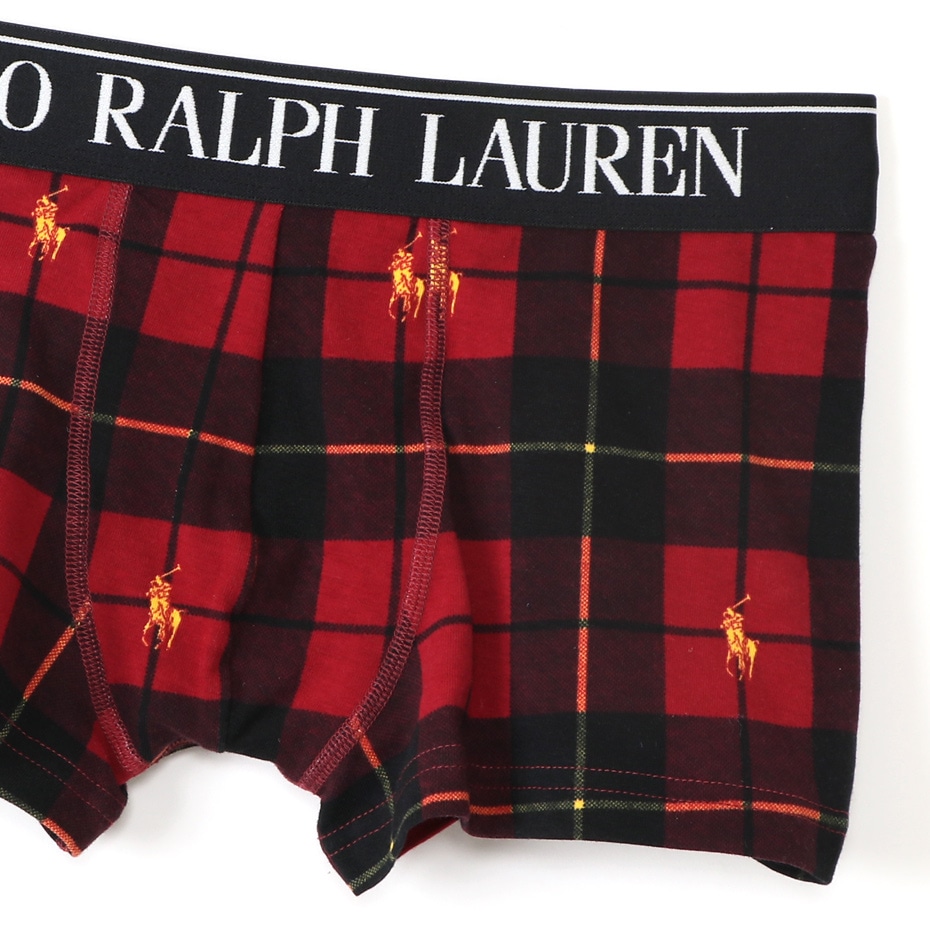 Check Print ローライズ ボクサーブリーフ 20FW ポロ ラルフ ローレン【前閉じ】RM3-S301L)