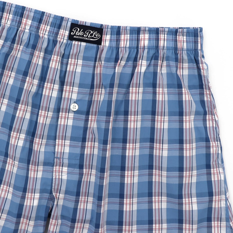 Vineyard Plaid トランクス ポロ ラルフ ローレン【前開き】(RM4-P315)