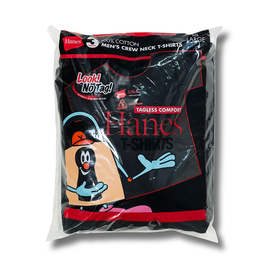 ��3/24(��) 12:00���딭���\�聄�R���g Hanes x vaultroom �ԃ��x���N���[�l�b�NT�V���c 26SS �w�C���Y(HM1-D712S)