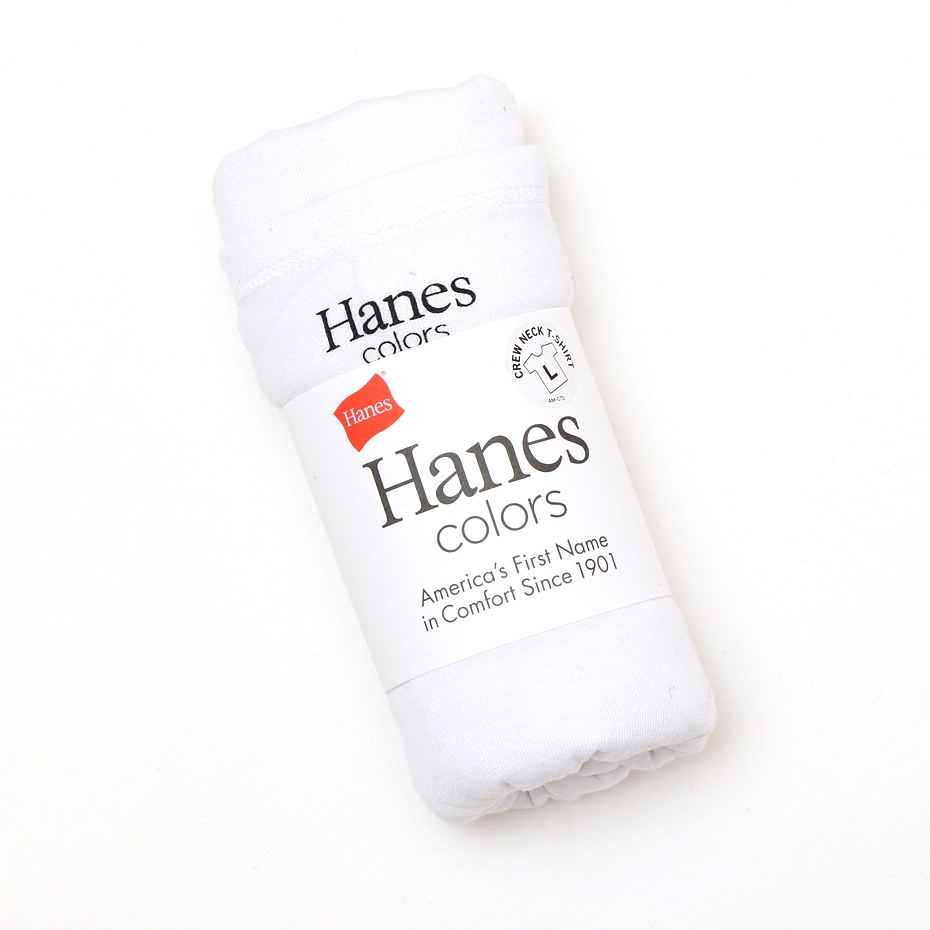 クルーネックTシャツ 20FW Hanes colors ヘインズ(HM1-P101)