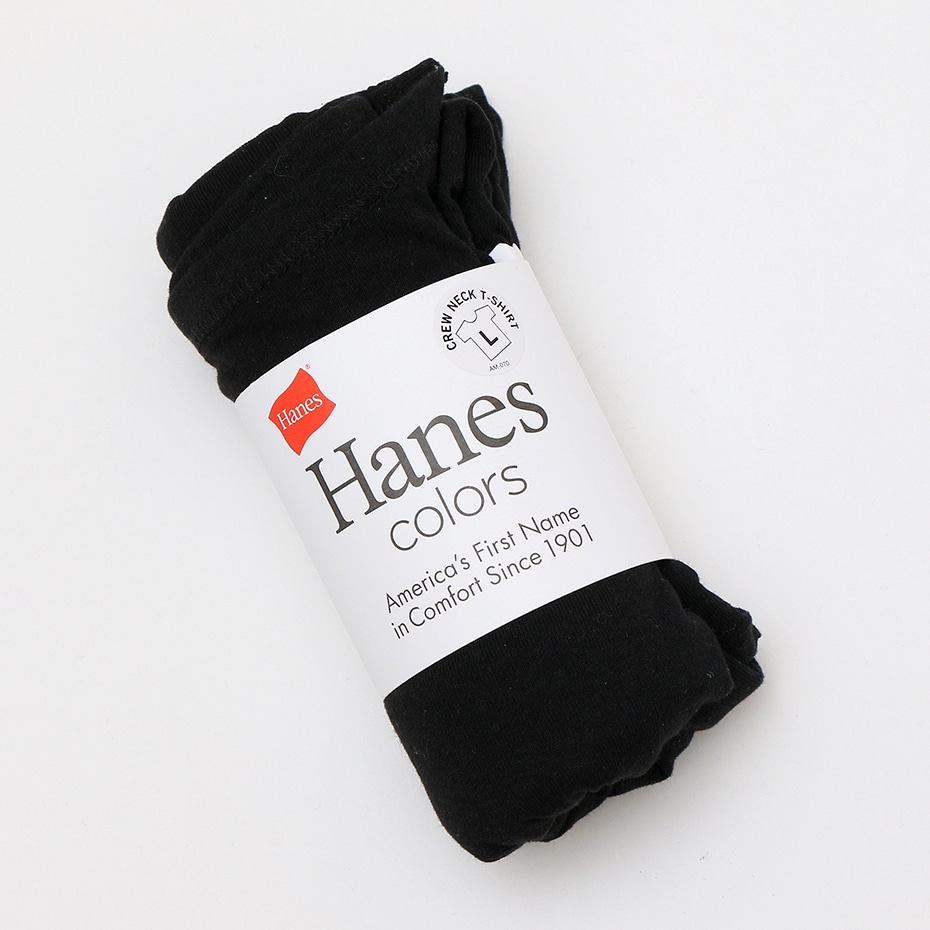 クルーネックTシャツ 19SS【春夏新作】Hanes colors ヘインズ(HM1-P101)