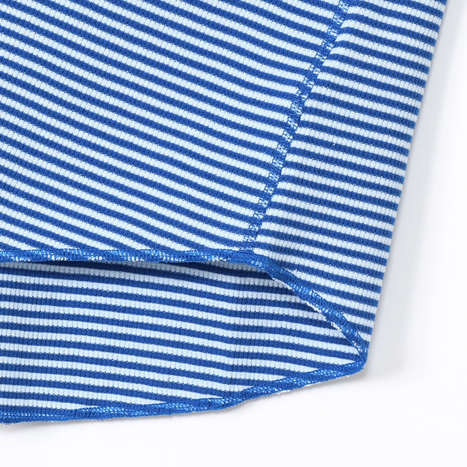 ボーダーワッフルTシャツ 20SS Hanes colors ヘインズ(HM1-R102)