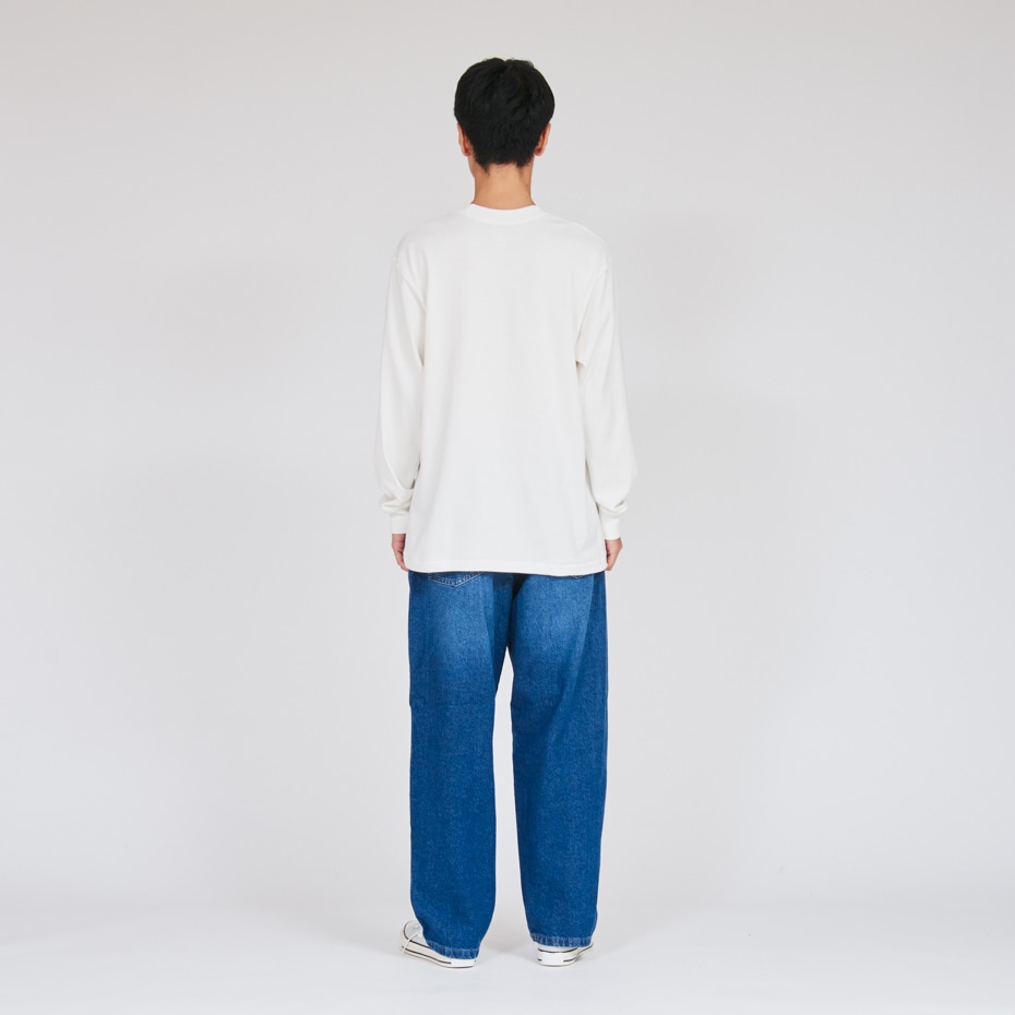 Hanes T-SHIRTS SHIRO �N���[�l�b�N�����O�X���[�uT�V���c 25FW �w�C���Y(HM4-A201)