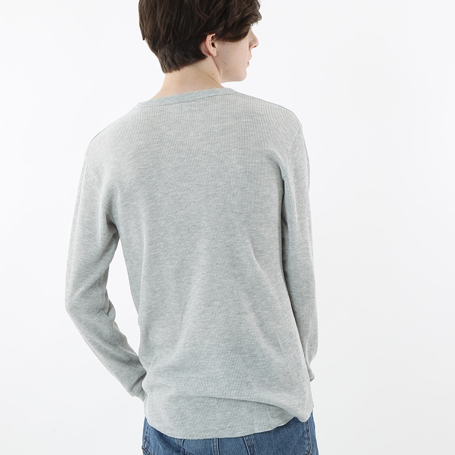 サーマルクルーネックロングスリーブTシャツ 17FW ヘインズ(HM4-G501)
