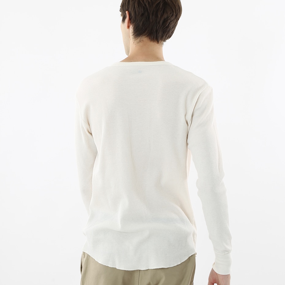 サーマルヘンリーネックロングスリーブTシャツ 17FW ヘインズ(HM4-G503)