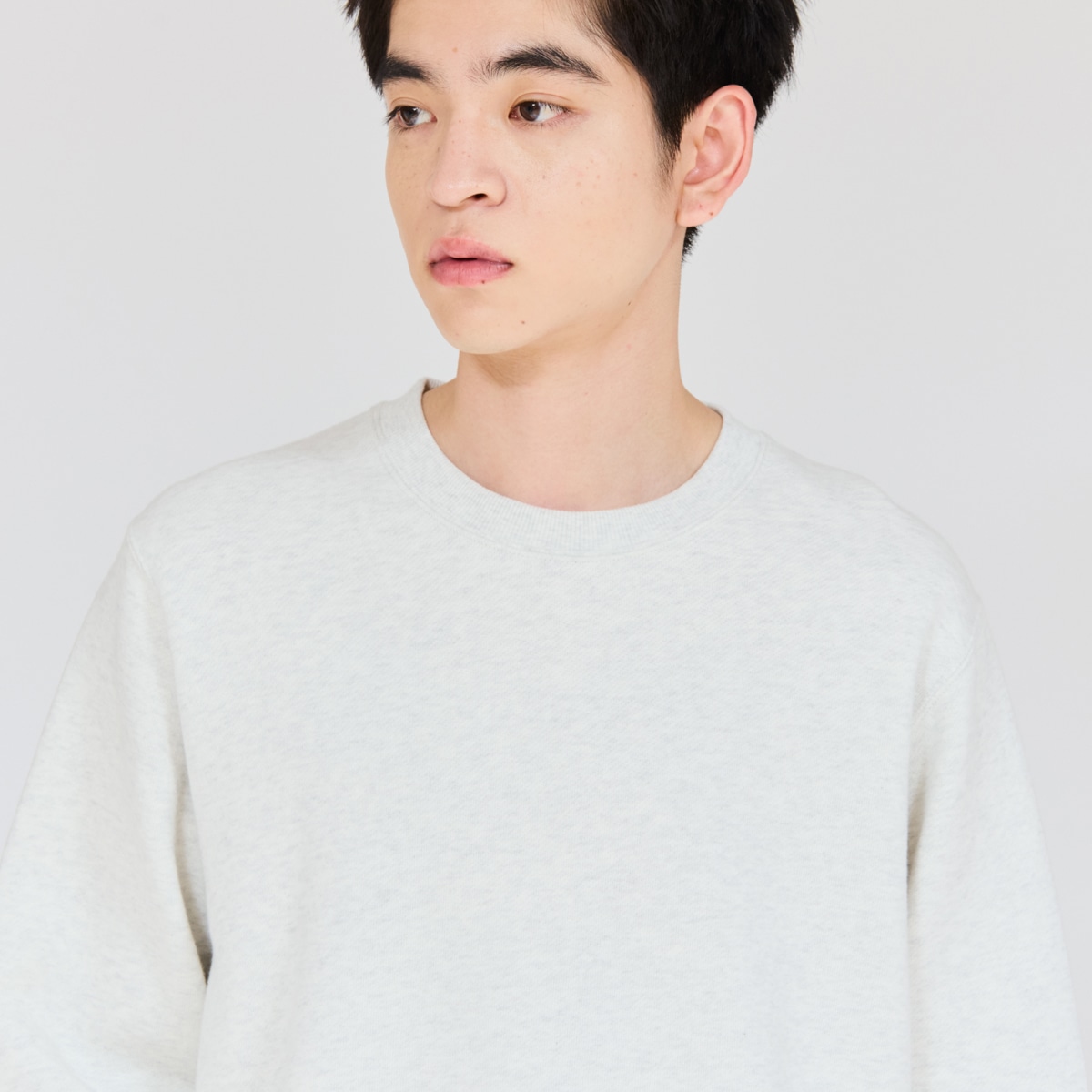 Hanes SWEATS SHIRO �N���[�l�b�N�X�E�F�b�g�V���c
