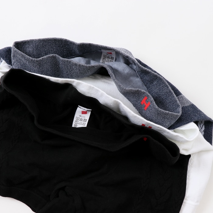 ケーブルニット調ボクサーブリーフ 18SS Hanes H ヘインズ(HM6-L151)