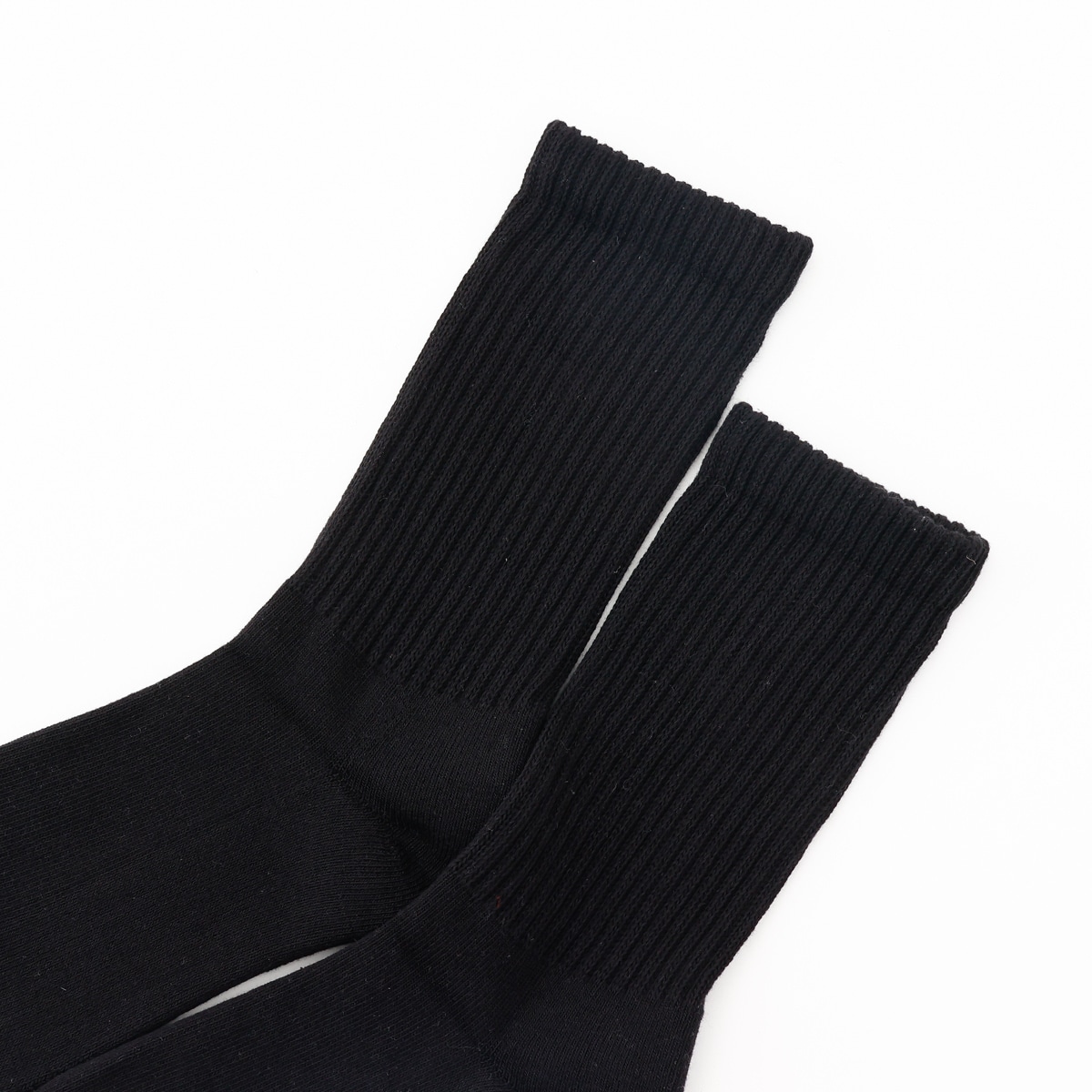 2足組 クルーソックス【ハーフパイル】25SS ヘインズ(HMSBB001)