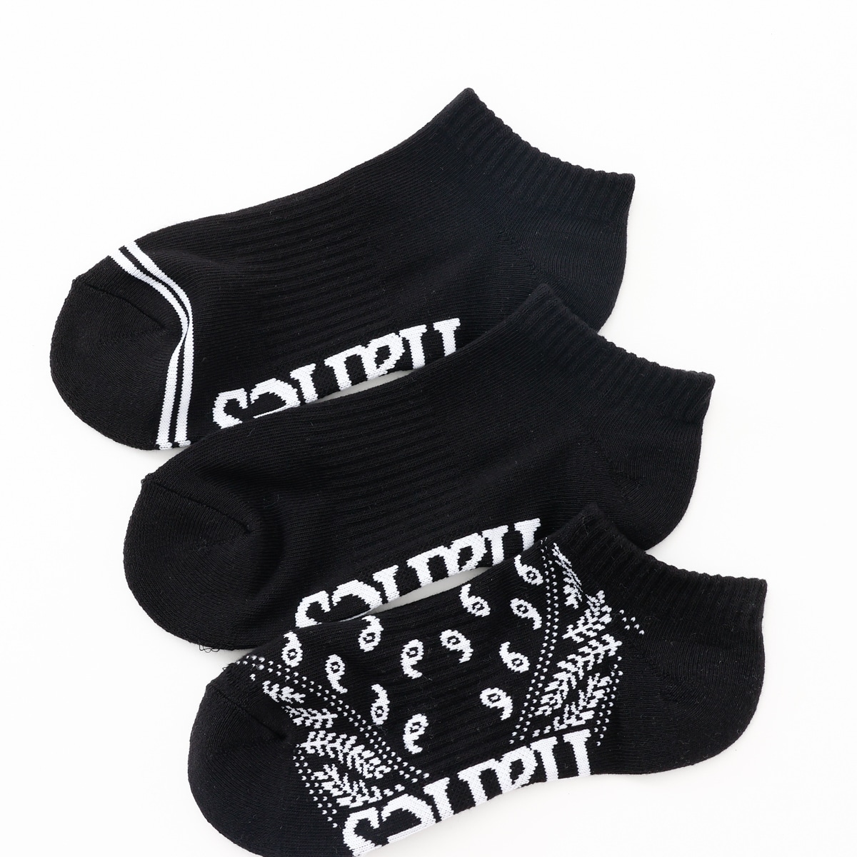 3足組 スニーカーインソックス【つま先・踵パイル仕様】25SS ヘインズ(HMSCB402)