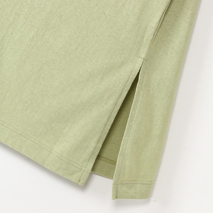 <OUTLET>リサイクルコットン2wayネックドレス HANES UNDIES ヘインズ(HW1-V305)