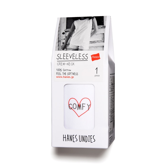 ウィメンズ スリーブレスTシャツ 19SS Hanes Undies ヘインズ(HW3-M201)