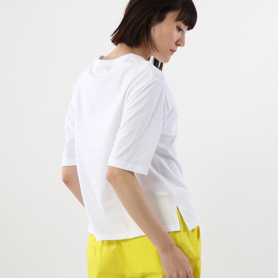 ウィメンズ Elbow-length 【5分丈】 Tシャツ 19SS【春夏新作】Hanes Undies ヘインズ(HW4-P201)