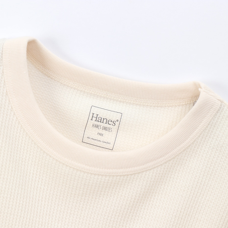 ウィメンズ サーマル ワンピースドレス 19FW Hanes Undies ヘインズ(HW4-Q503)