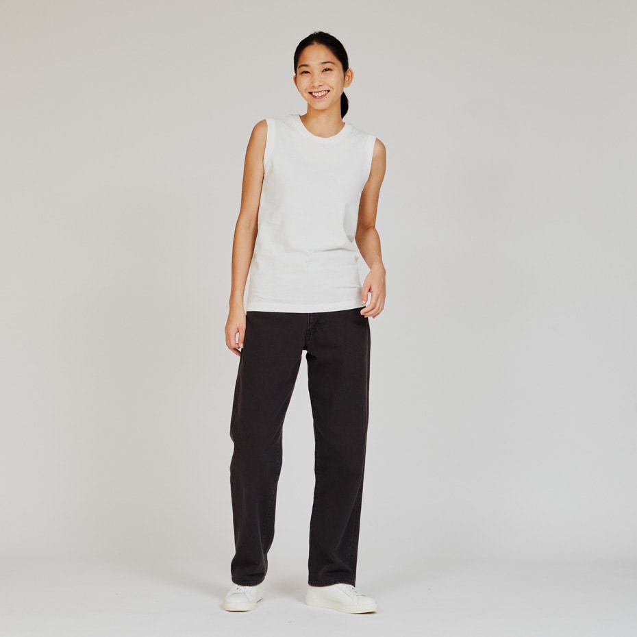 ウィメンズ ジャパンフィット【2枚組】スリーブレスTシャツ 5.3oz 19SS【春夏新作】Japan Fit for HER ヘインズ(HW5317)