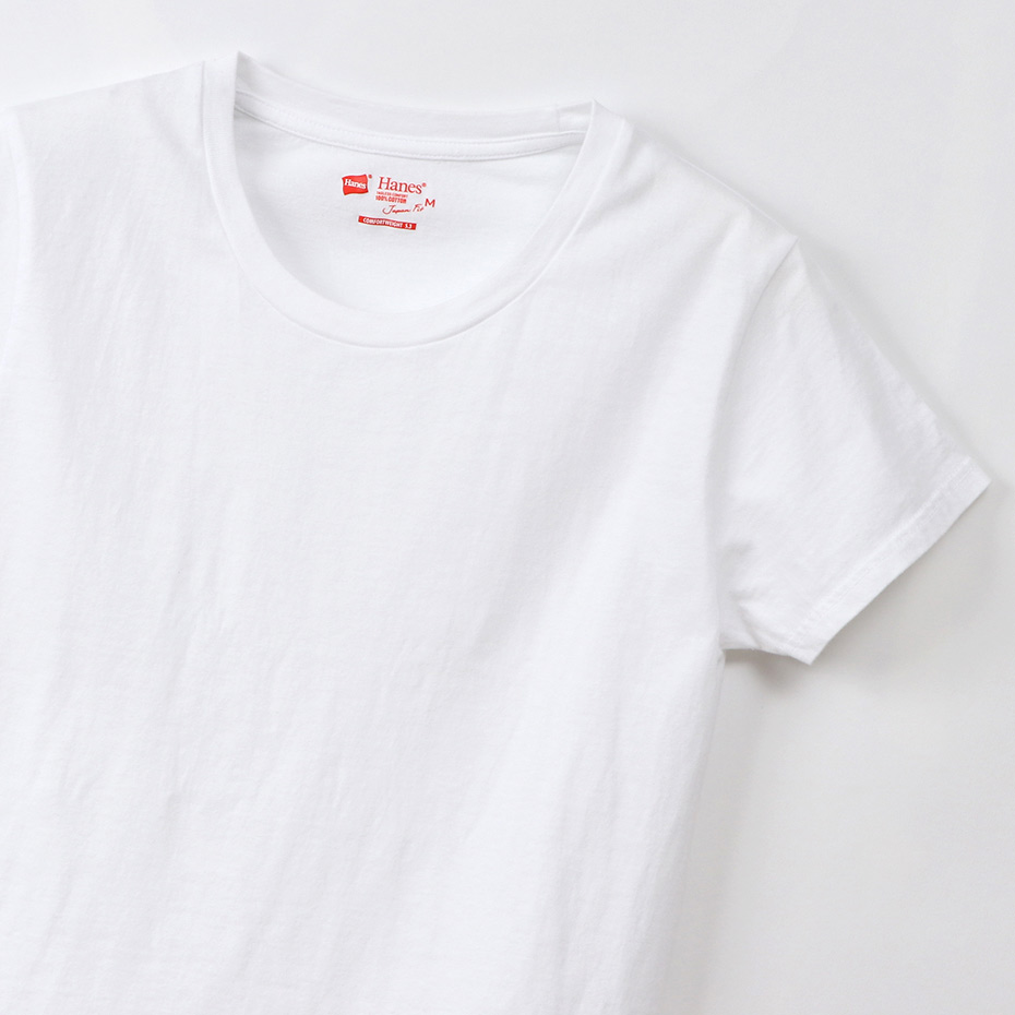 ウィメンズ ジャパンフィット【2枚組】クルーネックTシャツ 5.3oz 20SS Japan Fit for HER ヘインズ(HW5320)