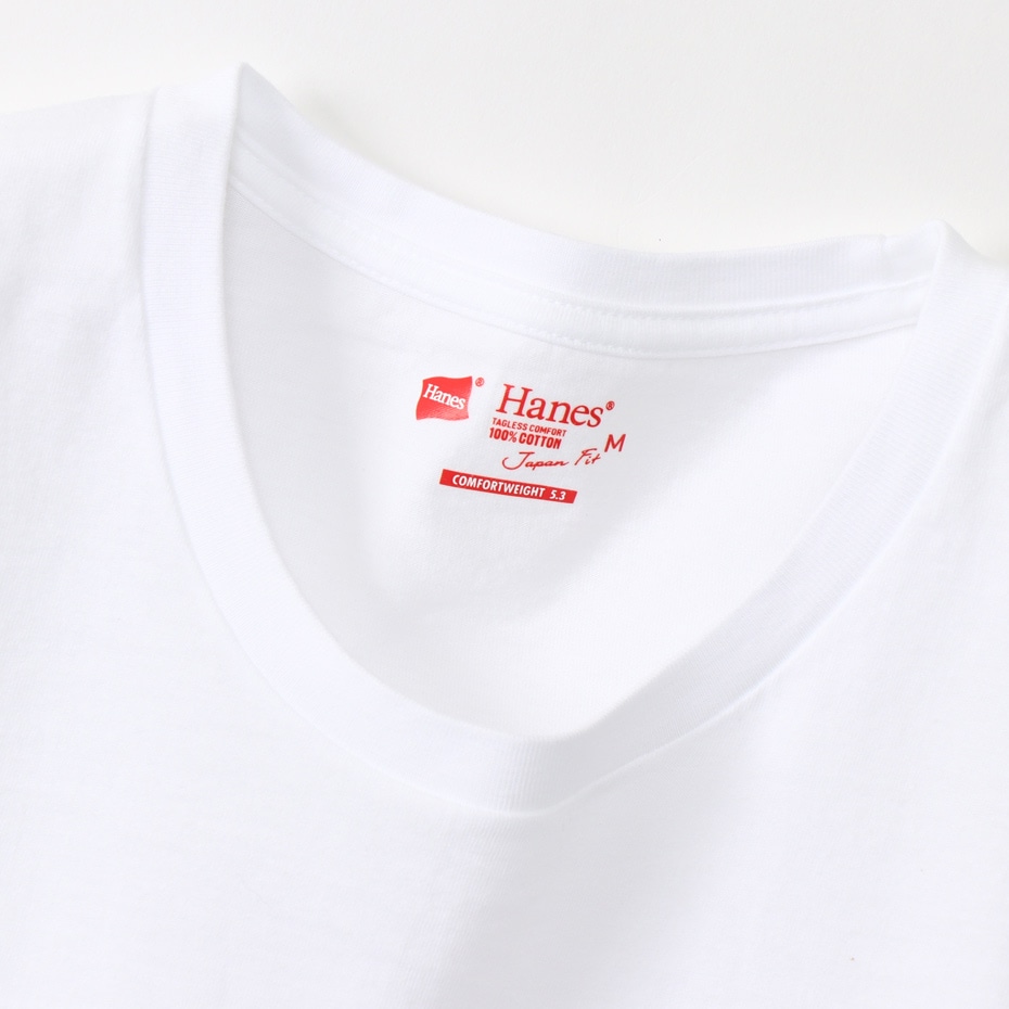 ウィメンズ ジャパンフィット【2枚組】クルーネックロングスリーブTシャツ 5.3oz 20FW Japan Fit for HER ヘインズ(HW5440)