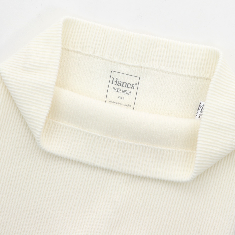 ウィメンズ リブ レギンス 19FW Hanes Undies ヘインズ(HW9-Q521)