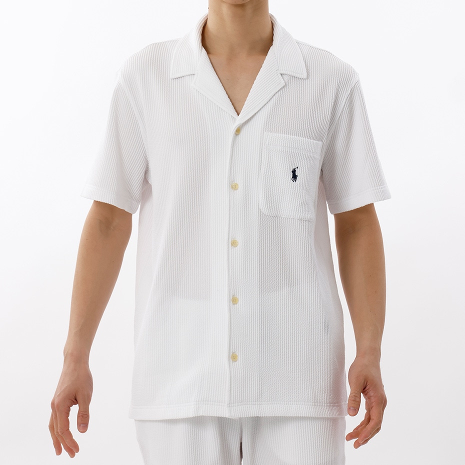 ニットシアサッカー PJトップ 25SS ポロ ラルフ ローレン (RM8-B208)