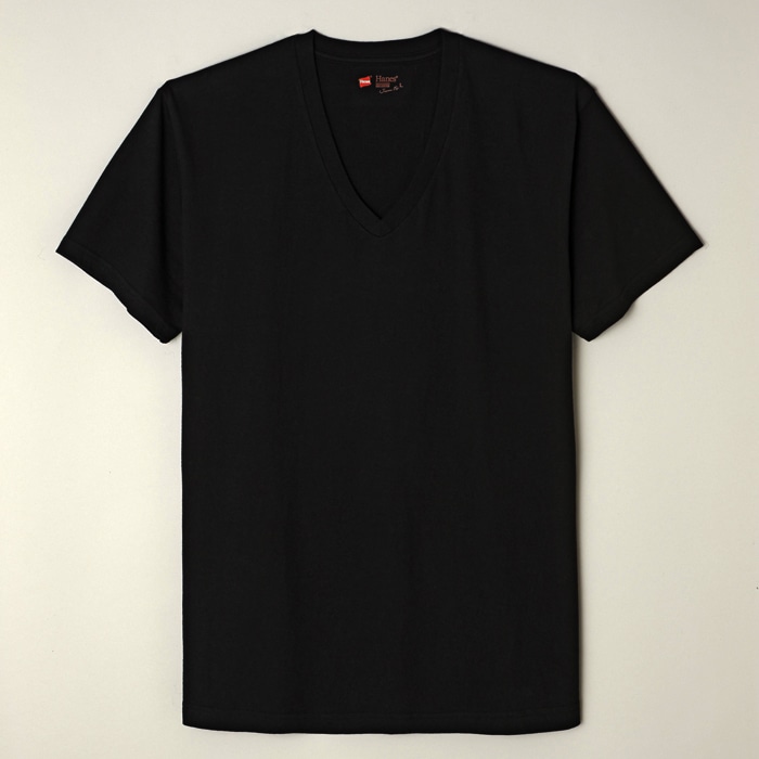 ジャパンフィット【2枚組】VネックTシャツ 18FW Japan Fit ヘインズ(H5125)