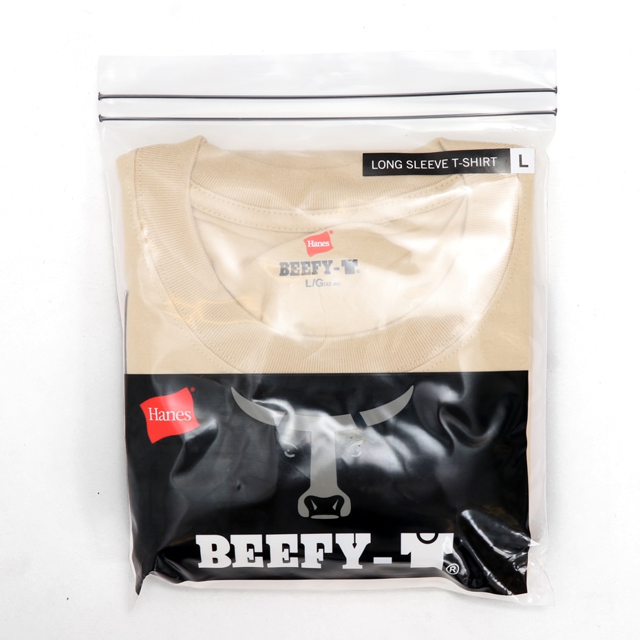 ビーフィーロングスリーブTシャツ 19FW BEEFY-T ヘインズ(H5186)