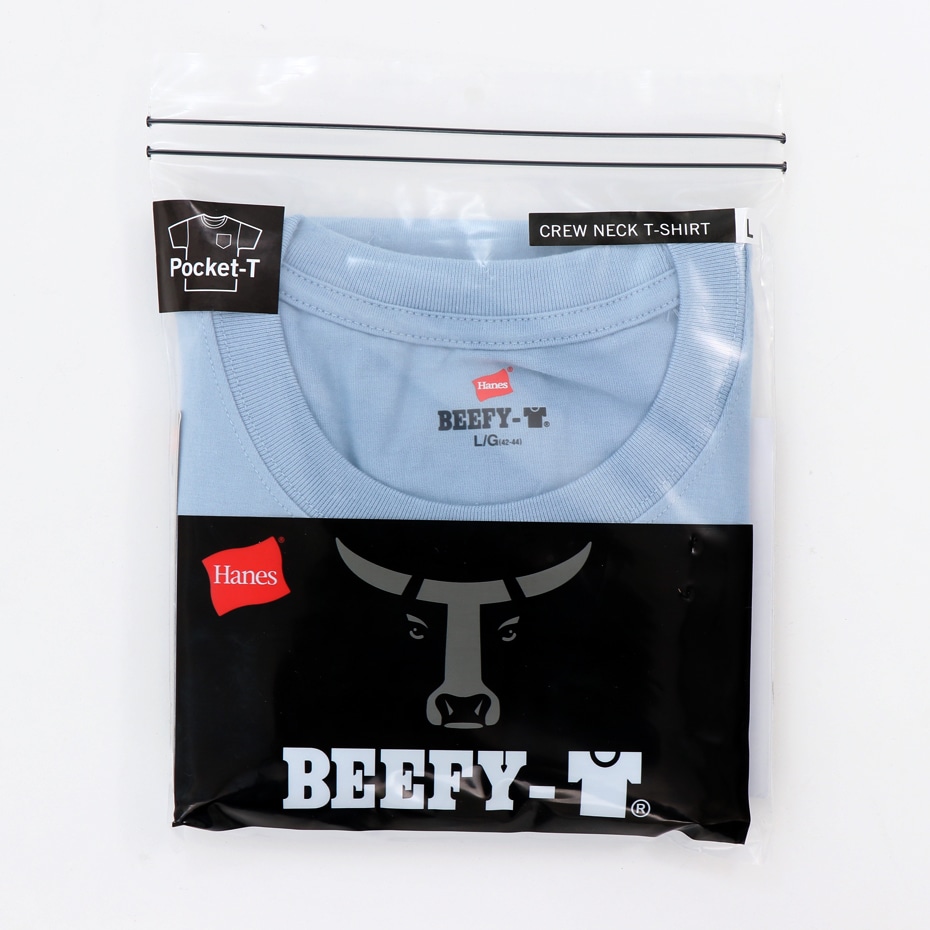 ビーフィーポケットTシャツ 19FW BEEFY-T ヘインズ(H5190)