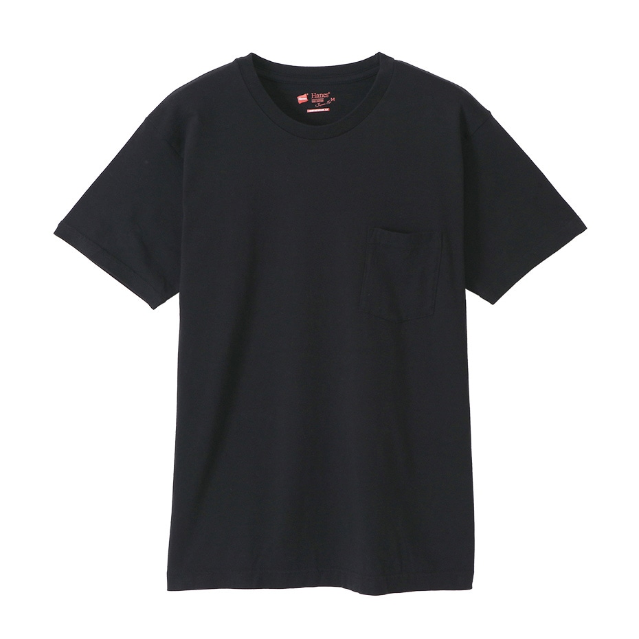ジャパンフィット【2枚組】クルーネックポケットTシャツ アソート 5.3oz 20SS Japan Fit ヘインズ(H5340)