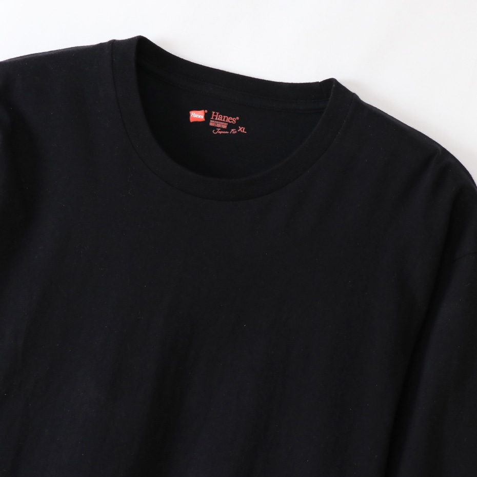 ジャパンフィット【2枚組】クルーネック長袖Tシャツ 18FW Japan Fit ヘインズ(H5420)