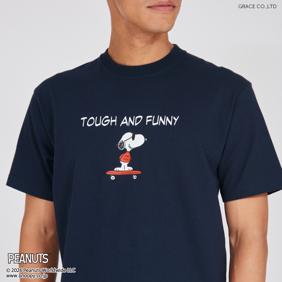 PEANUTS x BEEFY-T �N���[�l�b�NT�V���c 26SS BEEFY-T �w�C���Y(HM1-D002)