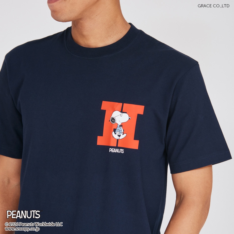 PEANUTS x BEEFY-T �N���[�l�b�NT�V���c 26SS BEEFY-T �w�C���Y(HM1-D003)