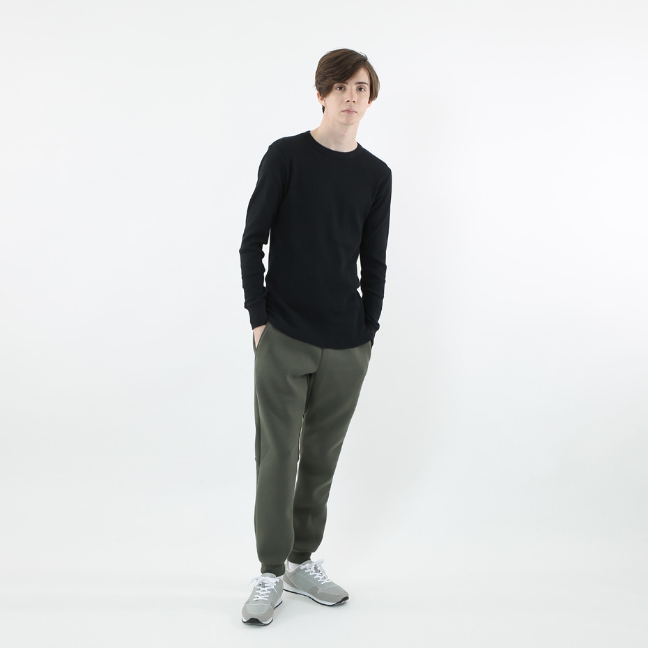サーマルクルーネックロングスリーブTシャツ 17FW ヘインズ(HM4-G501)