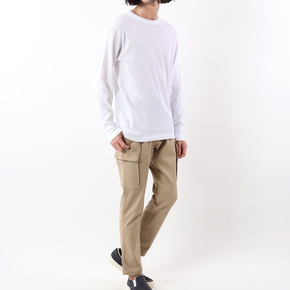 ビーフィーサーマルクルーネックロングスリーブTシャツ 19FW BEEFY-T ヘインズ(HM4-Q103)