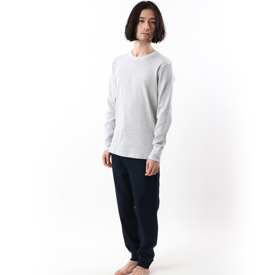 ビーフィーサーマルクルーネックロングスリーブTシャツ 19FW BEEFY-T ヘインズ(HM4-Q103)