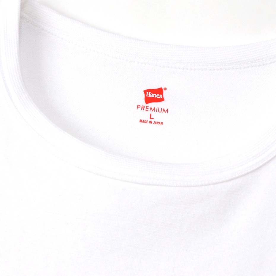ヘインズ プレミアム クルーネック リブロングスリーブTシャツ 20FW PREMIUM ヘインズ(HM4-S001)