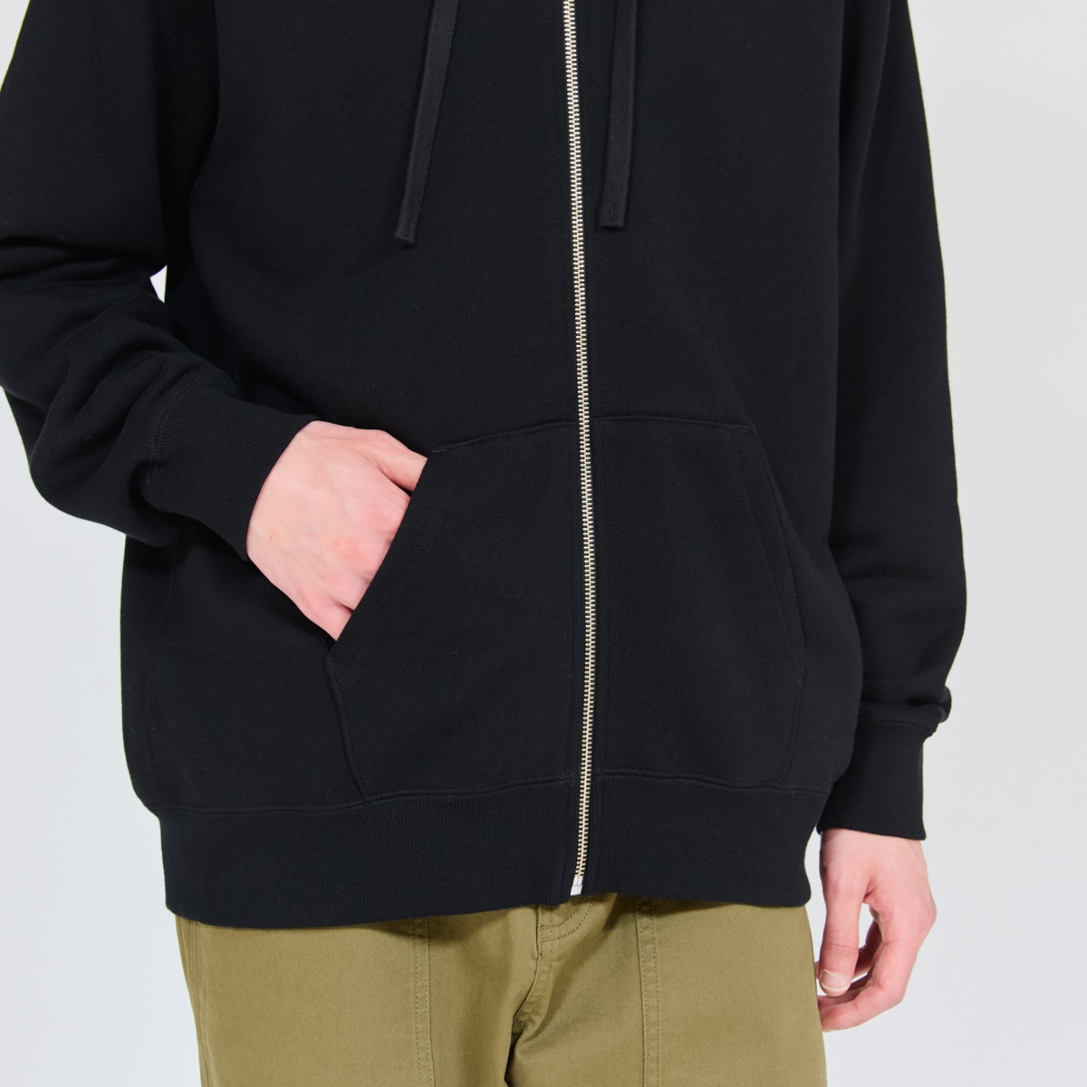 Hanes SWEATS KURO �X�E�F�b�g�W�b�v�A�b�v�t�[�f�B�[