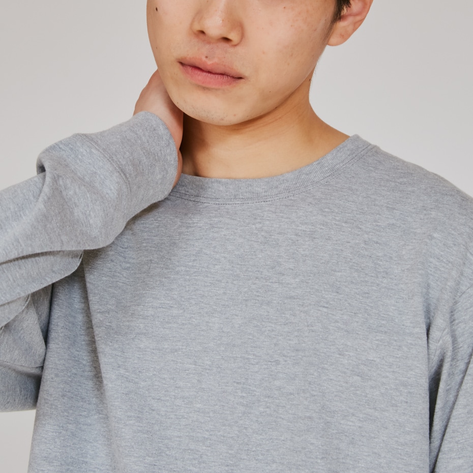 リングスパンコットンロングスリーブTシャツ 25FW ヘインズ(HM4EC201)