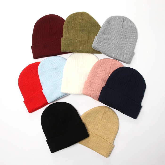アクリル浅リブ編みニット 16FW ヘインズ(HS1606-01)