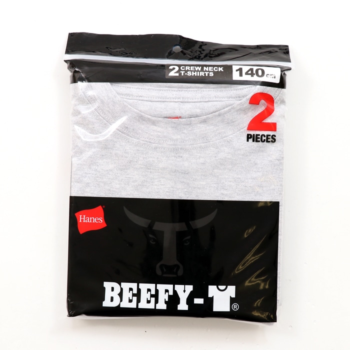 キッズ 【2枚組】 ビーフィーTシャツ 17FW BEEFY-T ヘインズ(HS8561)